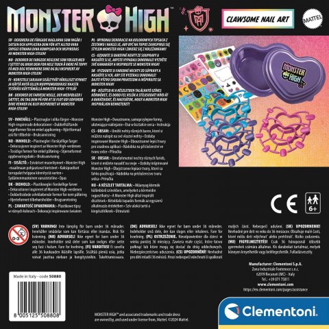 Zestaw do manicure - Monster High | ClementoniIVET.PL - Modna odzież
