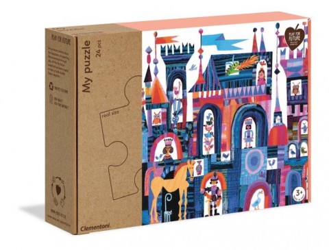 Puzzle dla dzieci Clementoni z 24 maxi części - Mój ZamekIVET.PL - Modna odzież