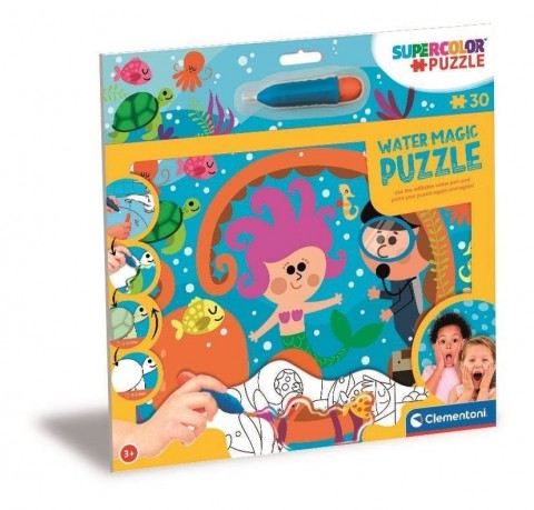 Puzzle do kolorowania Clementoni z 30 elementów - Podwodny światIVET.PL - Modna odzież