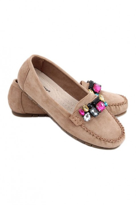 Mokasyny TRIDELMA BEIGE, Kolor :  beżowy, IVET.PL - Modna odzież