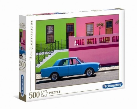 Puzzle Clementoni z 500 elementów - Niebieski samochódIVET.PL - Modna odzież