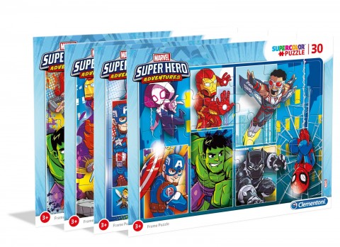 Puzzle dla dzieci Clementoni z 30 elementów - Superbohaterowie MarvelaIVET.PL - Modna odzież