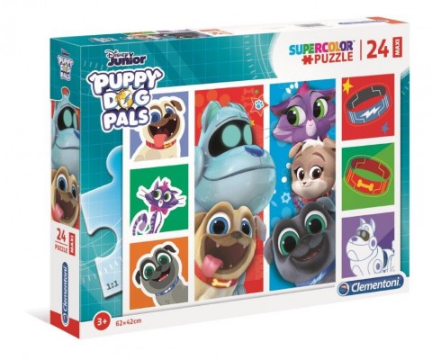 Puzzle dla dzieci Clementoni z 24 maxi częściami - Puppy Dog PalsIVET.PL - Modna odzież