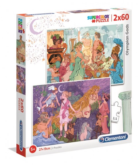 Puzzle dla dzieci Clementoni z 2 x 60 elementów - Bogowie OlimpuIVET.PL - Modna odzież