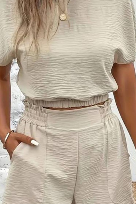 Komplet ZMIRINZA BEIGE, Kolor :  beżowy, IVET.PL - Modna odzież