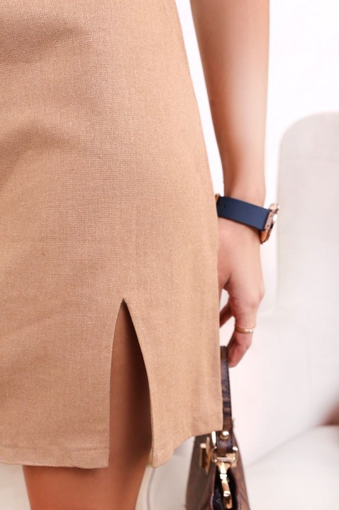 Sukienka LOTRIHA BEIGE, Kolor :  beżowy, IVET.PL - Modna odzież