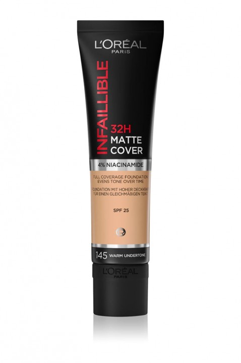 L’Oréal Paris Infallible 32H Matte Cover – podkład matujący, odcień 145 Rose VanillaIVET.PL - Modna odzież