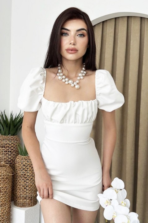 Sukienka ZALINEDA WHITE, Kolor : biały, IVET.PL - Modna odzież