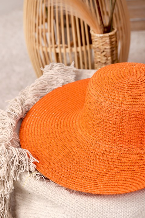 Kapelusz HATANA ORANGE, Kolor : pomarańczowy, IVET.PL - Modna odzież
