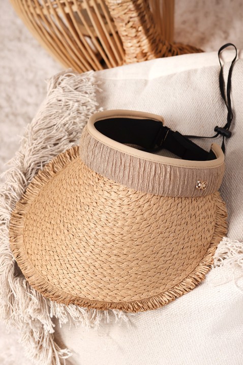 Czapka COMANA BEIGE, Kolor :  beżowy, IVET.PL - Modna odzież