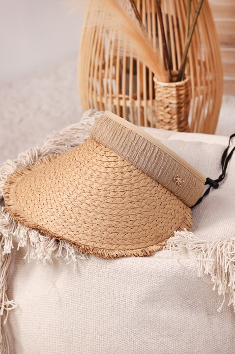 Czapka COMANA BEIGE, Kolor :  beżowy, IVET.PL - Modna odzież