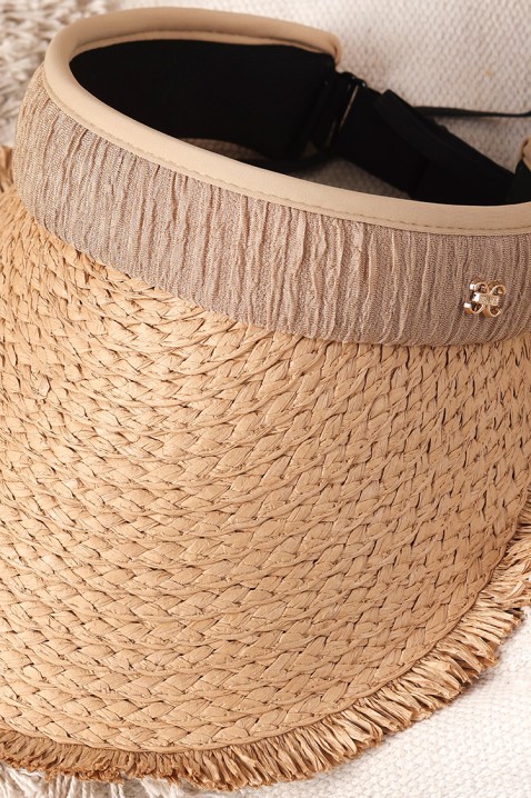 Czapka COMANA BEIGE, Kolor :  beżowy, IVET.PL - Modna odzież
