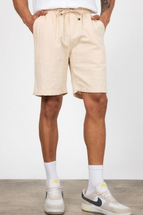 Szorty JOLFO BEIGE, Kolor :  beżowy, IVET.PL - Modna odzież