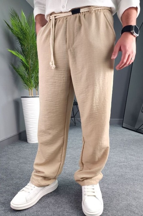 Spodnie HIODO BEIGE, Kolor :  beżowy, IVET.PL - Modna odzież