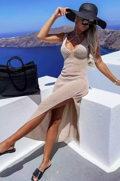 Sukienka ZERLONVA BEIGE, Kolor :  beżowy, IVET.PL - Modna odzież