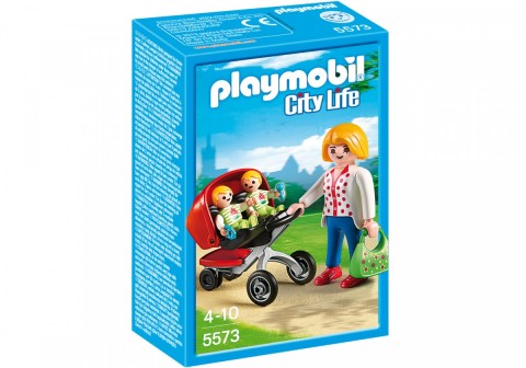 Zestaw z figurkami City Life 5573 Wózek dla bliźniakówIVET.PL - Modna odzież