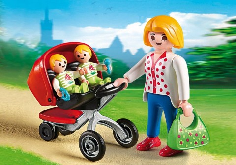 Zestaw z figurkami City Life 5573 Wózek dla bliźniakówIVET.PL - Modna odzież