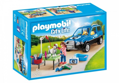Zestaw figurki City Life 9278 Mobilny salon dla psówIVET.PL - Modna odzież
