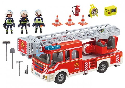 Zestaw z figurkami City Action 9463 Samochód strażacki z drabinąIVET.PL - Modna odzież