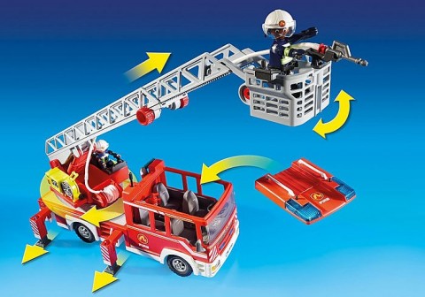 Zestaw z figurkami City Action 9463 Samochód strażacki z drabinąIVET.PL - Modna odzież