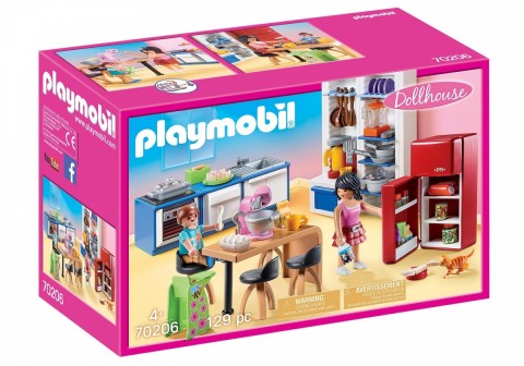 Zestaw z figurkami Dollhouse 70206 Rodzinna kuchniaIVET.PL - Modna odzież