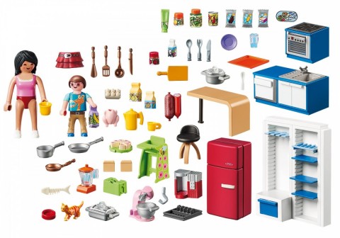 Zestaw z figurkami Dollhouse 70206 Rodzinna kuchniaIVET.PL - Modna odzież