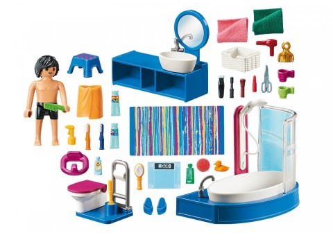 Zestaw z figurkami Dollhouse 70211 Łazienka z wannąIVET.PL - Modna odzież