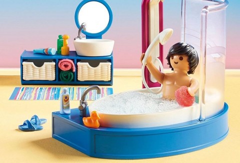 Zestaw z figurkami Dollhouse 70211 Łazienka z wannąIVET.PL - Modna odzież