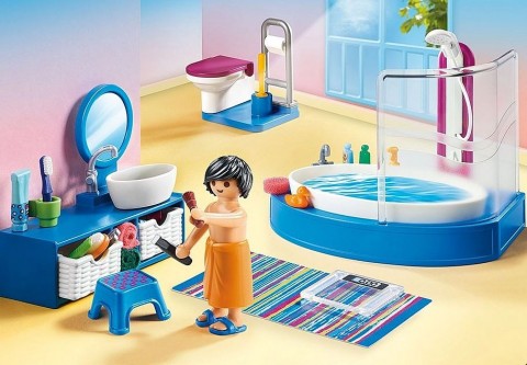 Zestaw z figurkami Dollhouse 70211 Łazienka z wannąIVET.PL - Modna odzież