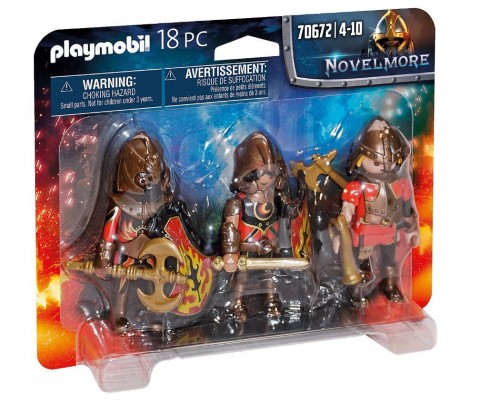 Zestaw figurek Novelmore 70672 Trzech Wojowników BurnhamIVET.PL - Modna odzież