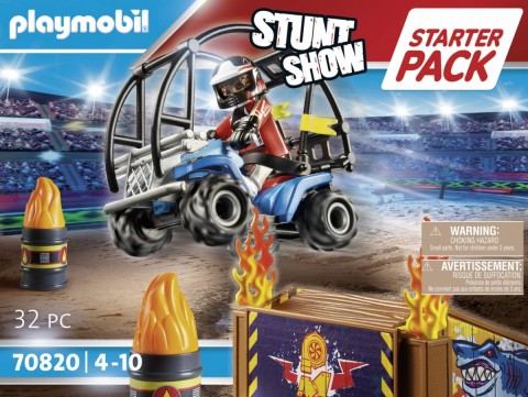 Zestaw kaskaderski Stunt Show 70820 Zestaw startowy - ATV i płonąca rampaIVET.PL - Modna odzież