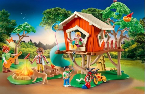 Klocki Zestaw z figurkami Family Fun 71001 Domek na drzewie ze zjeżdżalniąIVET.PL - Modna odzież