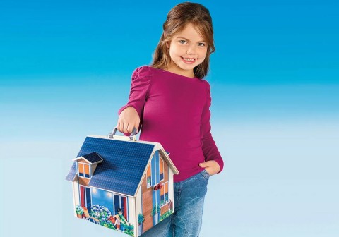 Zestaw figurek Dollhouse 70985 Przenośny domek dla lalekIVET.PL - Modna odzież