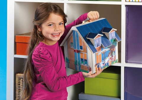 Zestaw figurek Dollhouse 70985 Przenośny domek dla lalekIVET.PL - Modna odzież