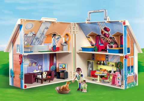 Zestaw figurek Dollhouse 70985 Przenośny domek dla lalekIVET.PL - Modna odzież