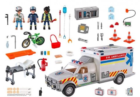 Zestaw figurek City Action 70936 Ambulans pogotowia ratunkowego: US AmbulanceIVET.PL - Modna odzież