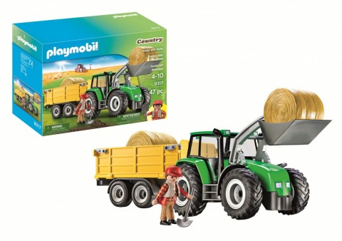 Zestaw figurek Country 9317 Traktor z przyczepąIVET.PL - Modna odzież