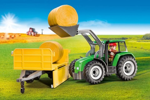 Zestaw figurek Country 9317 Traktor z przyczepąIVET.PL - Modna odzież