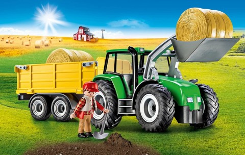 Zestaw figurek Country 9317 Traktor z przyczepąIVET.PL - Modna odzież