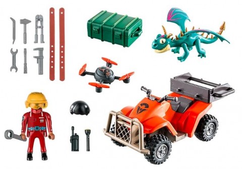 Zestaw z figurkami Dragons 71085 Icaris Quad & PhilIVET.PL - Modna odzież
