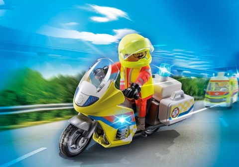 Zestaw z figurką City Life 71205 Motor ratunkowy ze światłemIVET.PL - Modna odzież