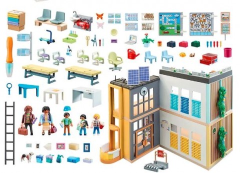Zestaw z figurkami City Life 7132 7 Duża szkołaIVET.PL - Modna odzież
