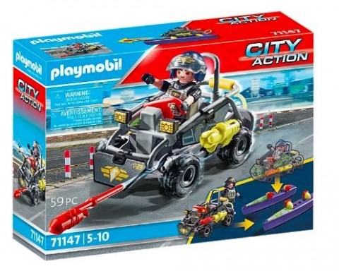 Zestaw z figurką City Action 71147 Quad terenowy jednostki specjalnejIVET.PL - Modna odzież