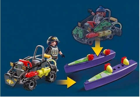 Zestaw z figurką City Action 71147 Quad terenowy jednostki specjalnejIVET.PL - Modna odzież