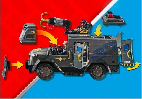 Zestaw z pojazdem City Action 71144 Pojazd terenowy jednostki specjalnejIVET.PL - Modna odzież