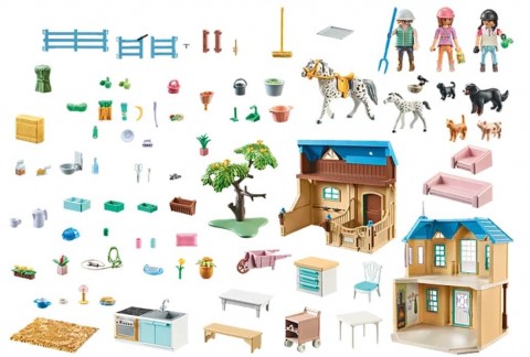 Zestaw z figurkami Horses 71351 Ranczo WaterfallIVET.PL - Modna odzież