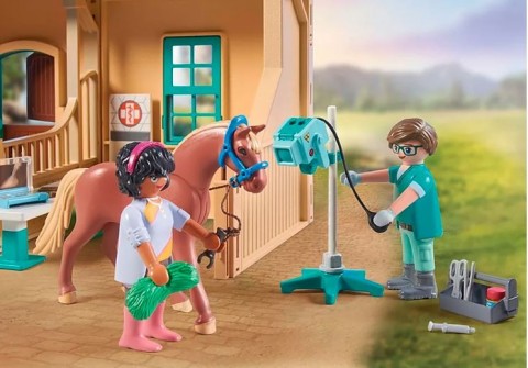 Zestaw z figurkami Horses 71352 Hipoterapia i lecznica zwierzątIVET.PL - Modna odzież