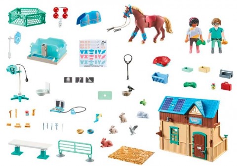 Zestaw z figurkami Horses 71352 Hipoterapia i lecznica zwierzątIVET.PL - Modna odzież