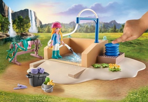 Zestaw z figurkami Horses 71354 Isabella i Lioness w strefie mycia koniIVET.PL - Modna odzież