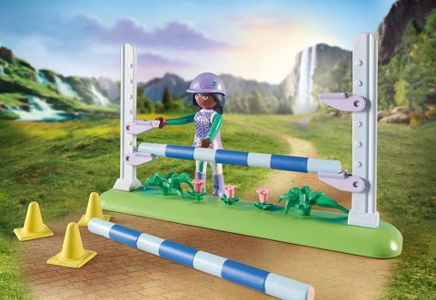 Zestaw z figurkami Horses 71355 Zoe i Blaze z przeszkodamiIVET.PL - Modna odzież